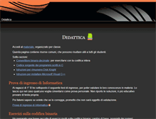 Tablet Screenshot of didattica.claudiomagni.com